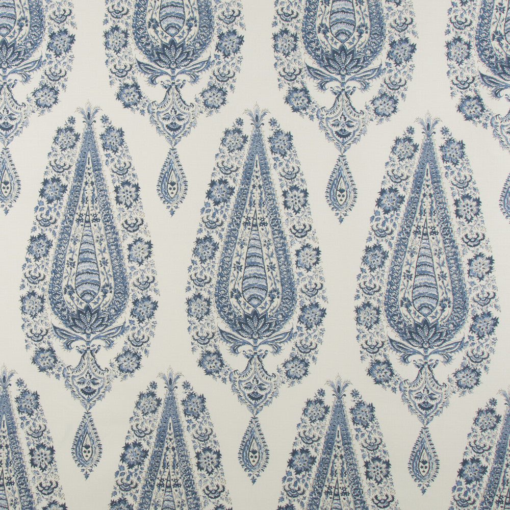 Komal Paisley Indigo by Brunschwig & Fils Fabric Brunschwig & Fils Fabric Komal Paisley IndigoFabric LINEN - 62%;COTTON - 28%;NYLON - 10% Thailand </p><p>Repeat: H: 13, V: 40 52 - Fabric Carolina -