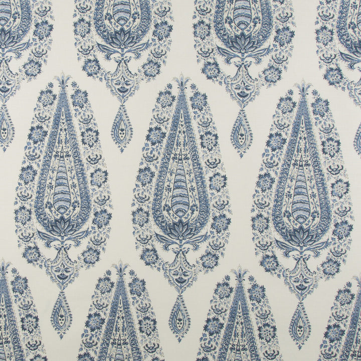 Komal Paisley Indigo by Brunschwig & Fils Fabric Brunschwig & Fils Fabric Komal Paisley IndigoFabric LINEN - 62%;COTTON - 28%;NYLON - 10% Thailand </p><p>Repeat: H: 13, V: 40 52 - Fabric Carolina -