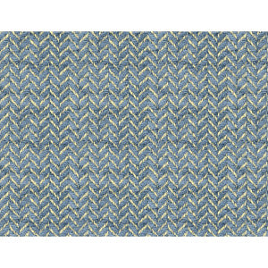Mottaret Chenille Blue by Brunschwig & Fils Fabric
