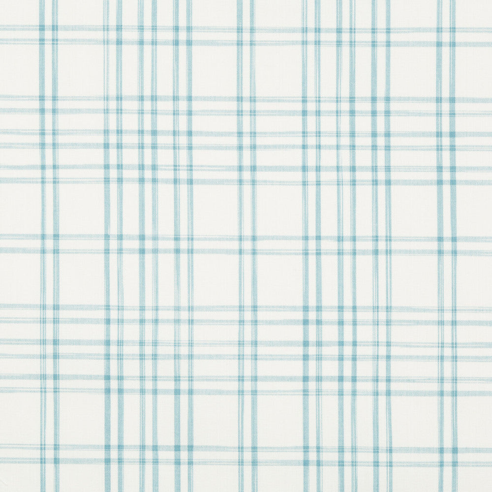 Banon Plaid Turquoise by Brunschwig & Fils Fabric Brunschwig & Fils Fabric Banon Plaid TurquoiseFabric DURANCE COTTON - 100% India </p><p>Repeat: H: 6.5, V: 7.25 53 - Fabric Carolina -