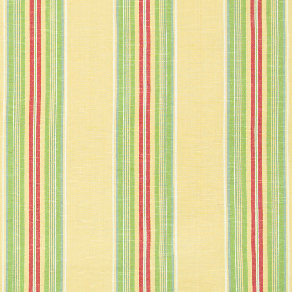 Verdon Stripe Maize/Green by Brunschwig & Fils Fabric Brunschwig & Fils Fabric Verdon Stripe Maize/GreenFabric DURANCE COTTON - 100% India </p><p>Repeat: H: 7.5, V: 0 53 - Fabric Carolina -