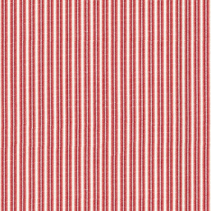 Chamas Stripe Tomato by Brunschwig & Fils Fabric