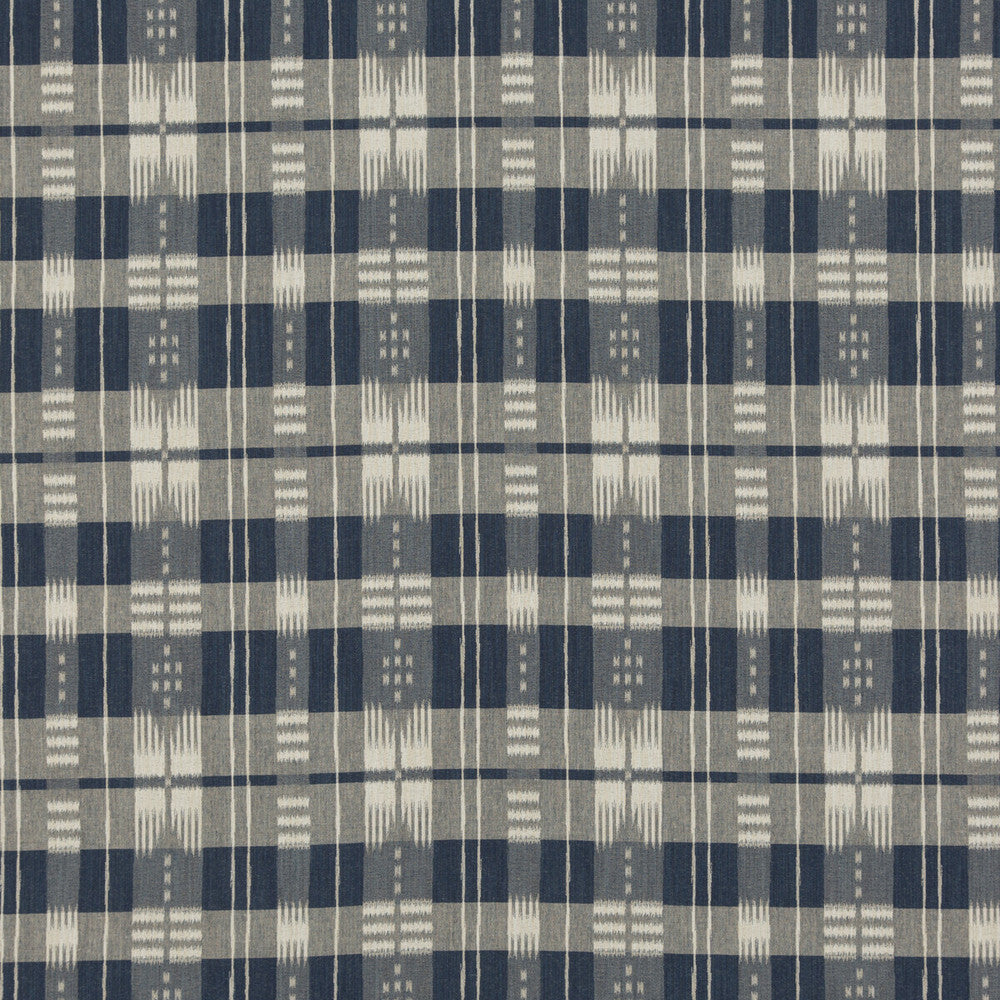 Mornas Plaid Navy by Brunschwig & Fils Fabric Brunschwig & Fils Fabric Mornas Plaid NavyFabric DURANCE COTTON - 42%;VISCOSE - 30%;LINEN - 12%;ACRYLIC - 11%;NYLON - 5% Italy </p><p>Repeat: H: 9.17626, V: 12.608 53.04028 - Fabric Carolina -