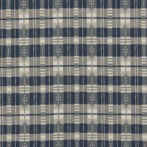 Mornas Plaid Navy by Brunschwig & Fils Fabric