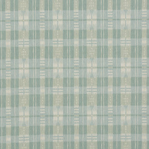 Mornas Plaid Aqua by Brunschwig & Fils Fabric