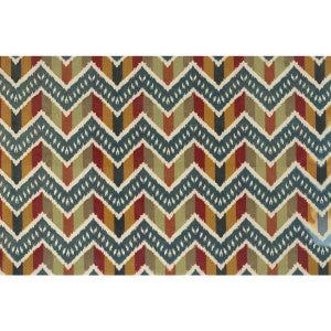 Rene Velvet Red/Blue by Brunschwig & Fils Fabric