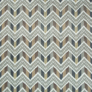 Rene Velvet Smoke/Sand by Brunschwig & Fils Fabric