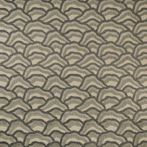 Les Rizieres Emb Silver/Charcoal by Brunschwig & Fils Fabric