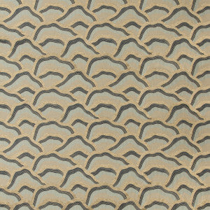 Les Rizieres Emb Blue/Aqua by Brunschwig & Fils Fabric
