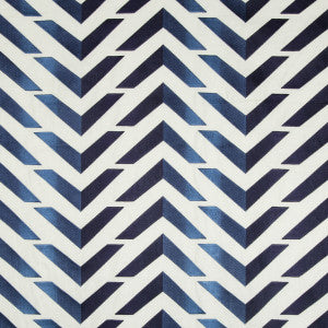 Les Vagues Emb Sky/Royal by Brunschwig & Fils Fabric