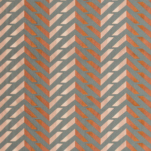 Les Vagues Emb Pink/Rust by Brunschwig & Fils Fabric