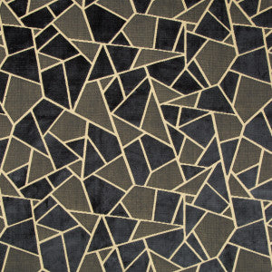 La Tortue Velvet Midnight by Brunschwig & Fils Fabric