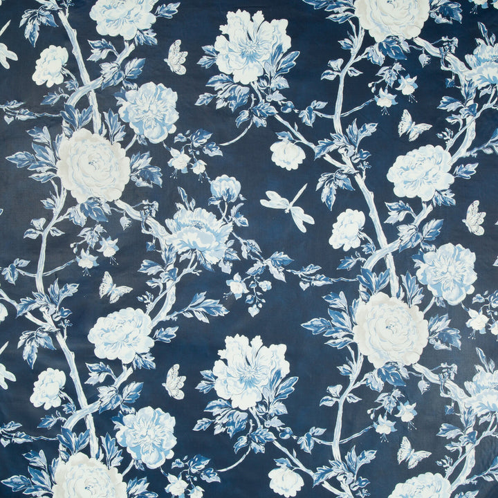 Les Pivoines Print Blue by Brunschwig & Fils Fabric Brunschwig & Fils Fabric Les Pivoines Print BlueFabric LES ENSEMBLIERS COTTON - 100% France </p><p>Repeat: H: 27, V: 28 54 - Fabric Carolina -
