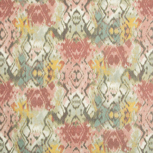 Les Nomades Print Red by Brunschwig & Fils Fabric