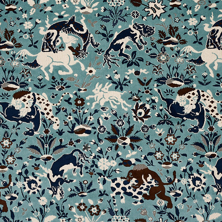 Saint Ambrose Velvet Cadet 80171 by Schumacher Fabric Schumacher Fabric Saint Ambrose Velvet Cadet 80171Fabric COTTON 89% BELGIUM </p><p>Repeat: H: HORZ. 27" (68CM), V: VERT. 36" (92CM) 55 - Fabric Carolina -