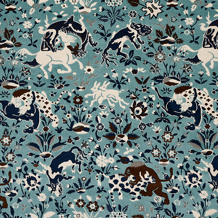Saint Ambrose Velvet Cadet 80171 by Schumacher Fabric CUT & PATTERNED VELVETS COTTON 89% POLYESTER 11% BELGIUM </p><p>Repeat: Horizontal: 27" (68CM) and Vertical: 36" (92CM) 55 - Fabric Carolina -