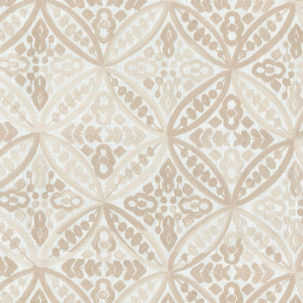 Local Crafts Sandrift 801793 by Tommy Bahama Home Fabric SUNSET OVER SANTORINI BASE:70% Rayon 30% Linen EMBROID:100% Cotton INDIA Wyzenbeek 9,000 Horizontal: 8.75" and Vertical: 9.25" 55" - Fabric Carolina -