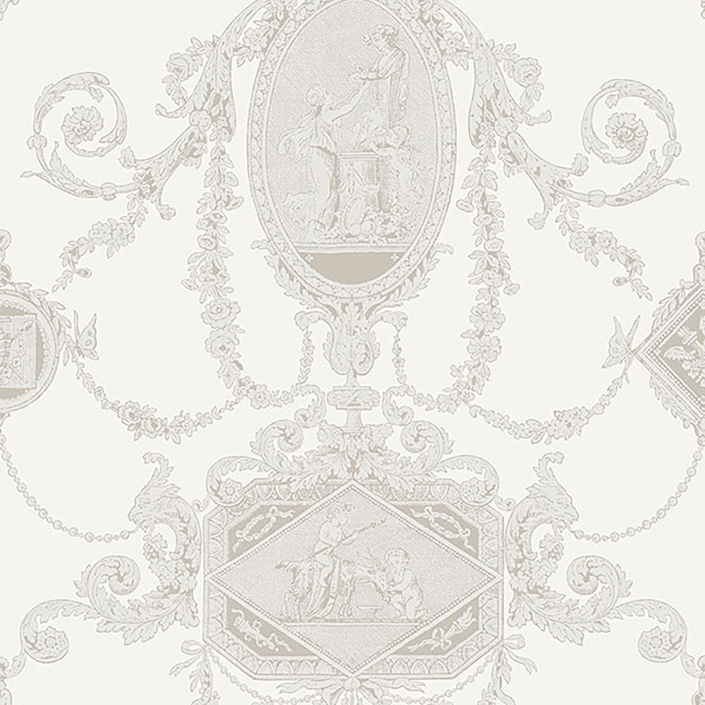 8017 91W7201 by JF Wallcovering FILIGREE WALLCOVERINGS 100% Wallpaper Germany Horizontal: and Vertical: 12.5 20.5 - Fabric Carolina -