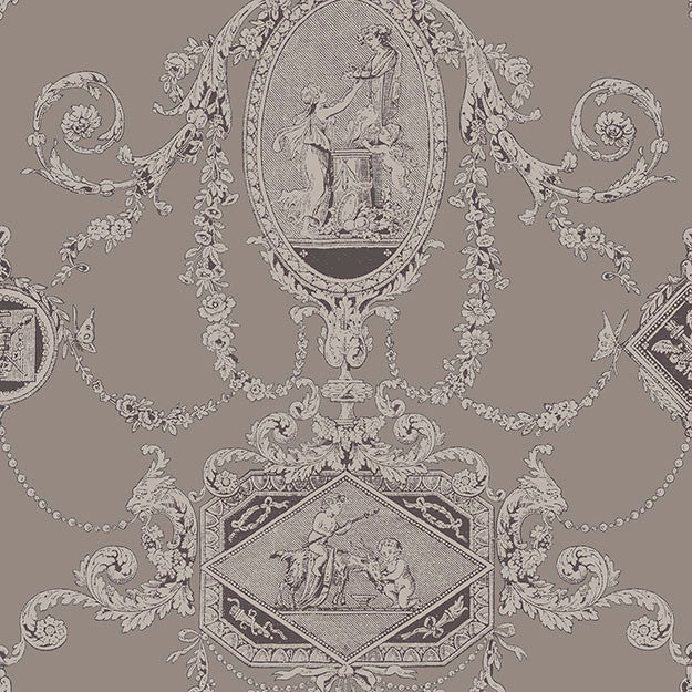 8017 97W7201 by JF Wallpaper FILIGREE WALLCOVERINGS 100% Wallpaper GERMANY (see sample) Horizontal: N/A and Vertical: 12.500 20.50 - Fabric Carolina -