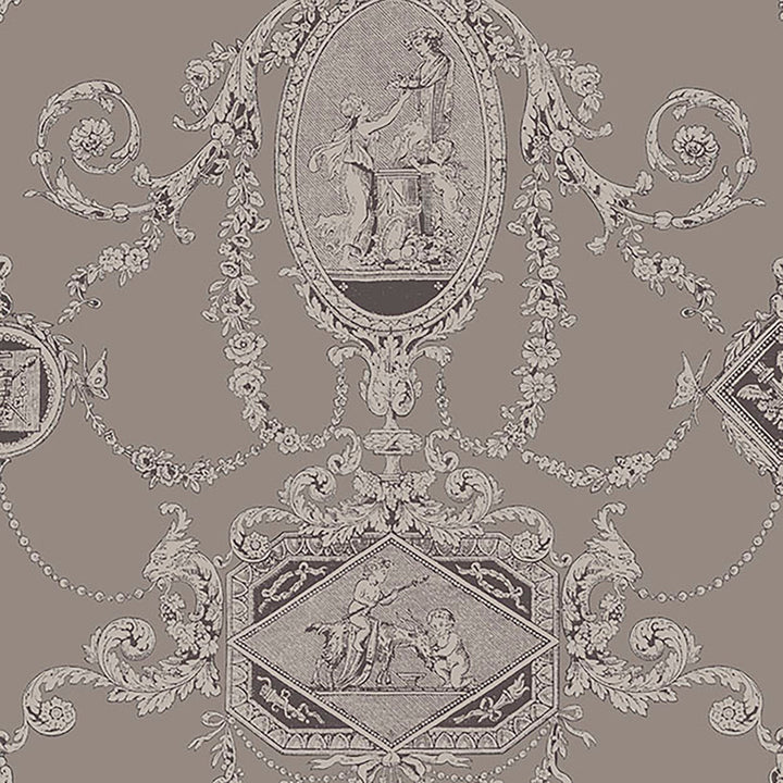 8017 97W7201 by JF Wallcovering FILIGREE WALLCOVERINGS 100% Wallpaper Germany Horizontal: and Vertical: 12.5 20.5 inches, 11 yards per roll. - Fabric Carolina -