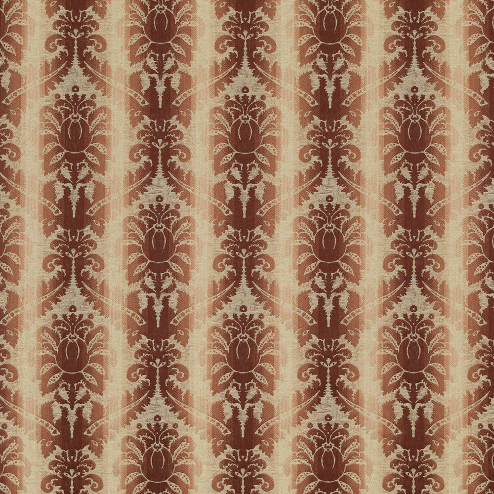 Poivre Damask Red by Brunschwig & Fils Fabric Brunschwig & Fils Fabric Poivre Damask RedFabric CEVENNES COTTON - 36%;LINEN - 35%;VISCOSE - 29% Italy </p><p>Repeat: H: 13.79, V: 18.01368 55.16 - Fabric Carolina -