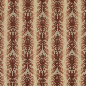 Poivre Damask Red by Brunschwig & Fils Fabric