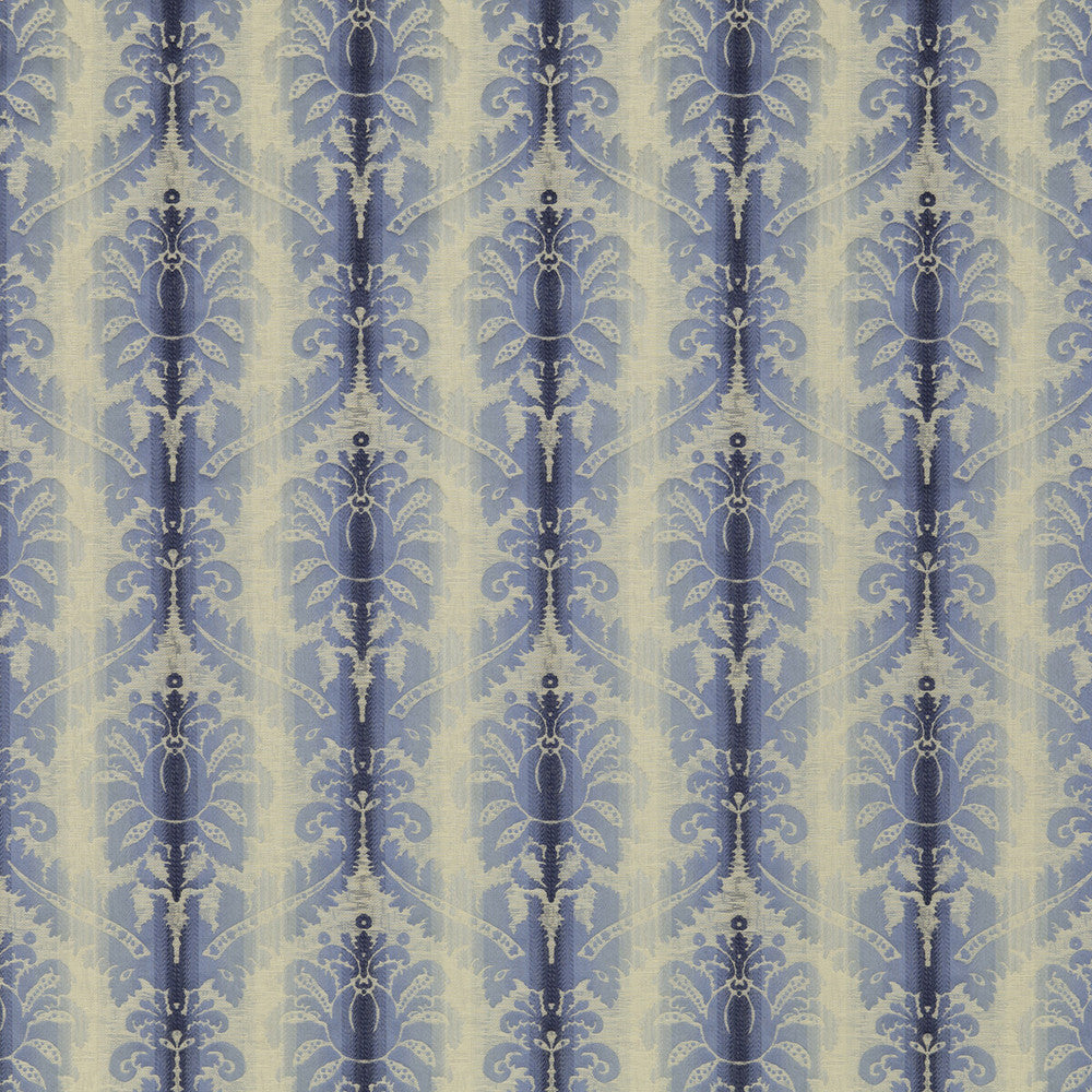 Poivre Damask Indigo/Sky by Brunschwig & Fils Fabric Brunschwig & Fils Fabric Poivre Damask Indigo/SkyFabric CEVENNES COTTON - 36%;LINEN - 35%;VISCOSE - 29% Italy </p><p>Repeat: H: 13.79, V: 18.01368 55.16 - Fabric Carolina -