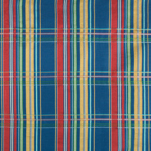La Comelle Plaid Blue by Brunschwig & Fils Fabric