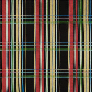 La Comelle Plaid Onyx by Brunschwig & Fils Fabric