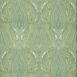 Aoria Paisley Aqua/Green by Brunschwig & Fils Fabric