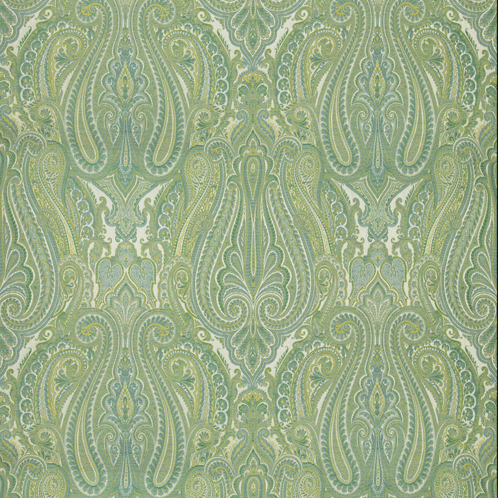 Aoria Paisley Aqua/Green by Brunschwig & Fils Fabric Brunschwig & Fils Fabric Aoria Paisley Aqua/GreenFabric BARET POLYESTER - 65%;VISCOSE - 35% India </p><p>Repeat: H: 27.5, V: 36 53.93 - Fabric Carolina -