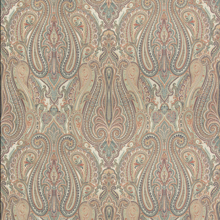 Aoria Paisley Red/Indigo by Brunschwig & Fils Fabric Brunschwig & Fils Fabric Aoria Paisley Red/IndigoFabric BARET POLYESTER - 65%;VISCOSE - 35% India </p><p>Repeat: H: 27.5, V: 36 53.93 - Fabric Carolina -