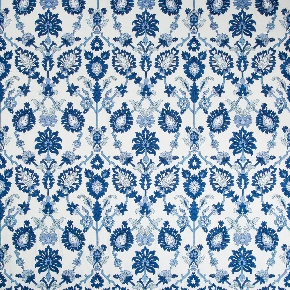 Solanum Emb Porcelain by Brunschwig & Fils Fabric Brunschwig & Fils Fabric Solanum Emb PorcelainFabric BARET COTTON - 63%;POLYESTER - 37% India </p><p>Repeat: H: 12.48, V: 15.35 49.9 - Fabric Carolina -