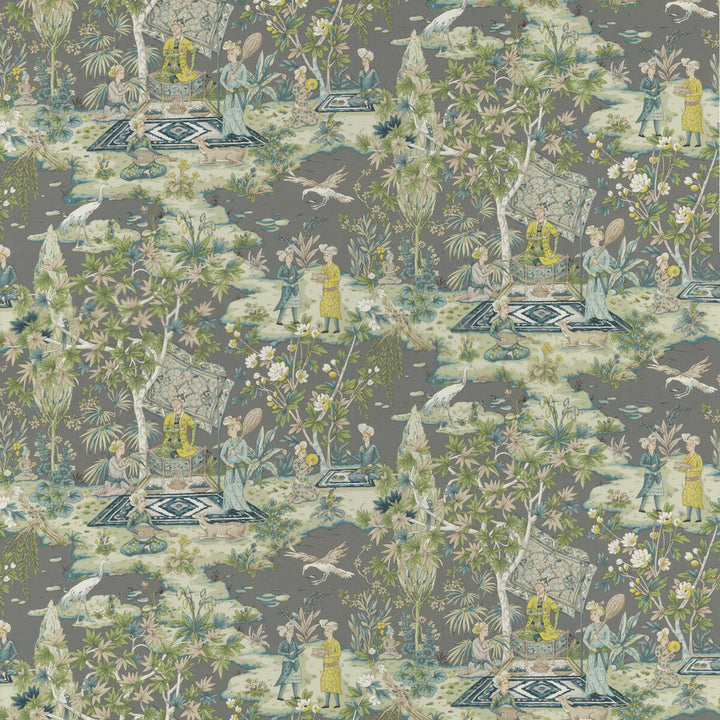 Lodi Garden Print Grey by Brunschwig & Fils Fabric Brunschwig & Fils Fabric Lodi Garden Print GreyFabric BARET COTTON - 100% France </p><p>Repeat: H: 26.792, V: 27.974 53.584 - Fabric Carolina -