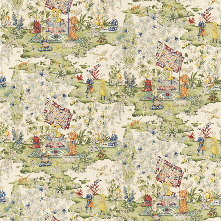 Lodi Garden Print Ivory by Brunschwig & Fils Fabric Brunschwig & Fils Fabric Lodi Garden Print IvoryFabric BARET COTTON - 100% France </p><p>Repeat: H: 26.792, V: 27.974 53.584 - Fabric Carolina -