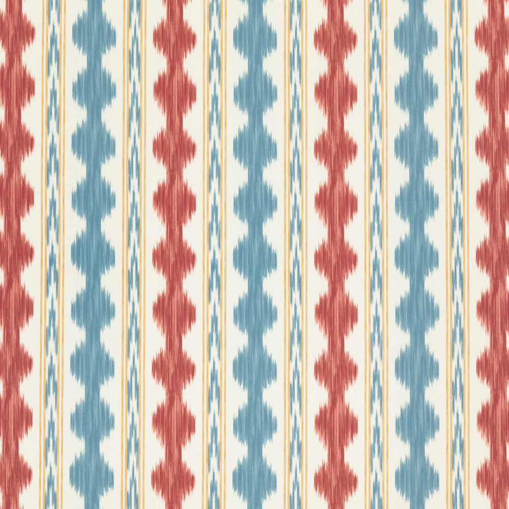Avera Print Red by Brunschwig & Fils Fabric Brunschwig & Fils Fabric Avera Print RedFabric CEVENNES COTTON - 100% France </p><p>Repeat: H: 13.396, V: 9.062 53.584 - Fabric Carolina -