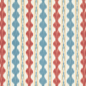 Avera Print Red by Brunschwig & Fils Fabric