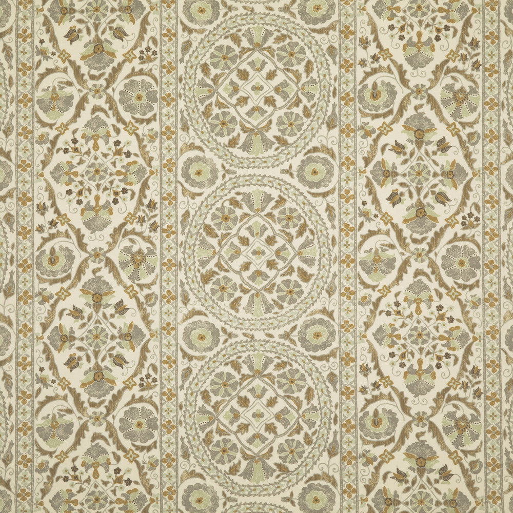 Bokhara Susani Mist by Brunschwig & Fils Fabric Brunschwig & Fils Fabric Bokhara Susani MistFabric BARET LINEN - 67%;COTTON - 33% France </p><p>Repeat: H: 26.792, V: 27.186 53.584 - Fabric Carolina -
