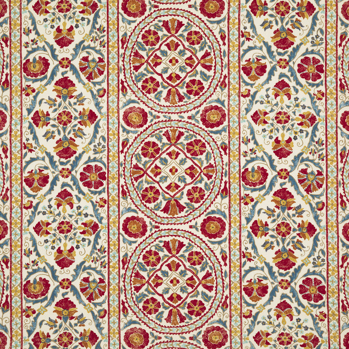 Bokhara Susani Spice by Brunschwig & Fils Fabric Brunschwig & Fils Fabric Bokhara Susani SpiceFabric BARET LINEN - 67%;COTTON - 33% France </p><p>Repeat: H: 26.792, V: 27.186 53.584 - Fabric Carolina -