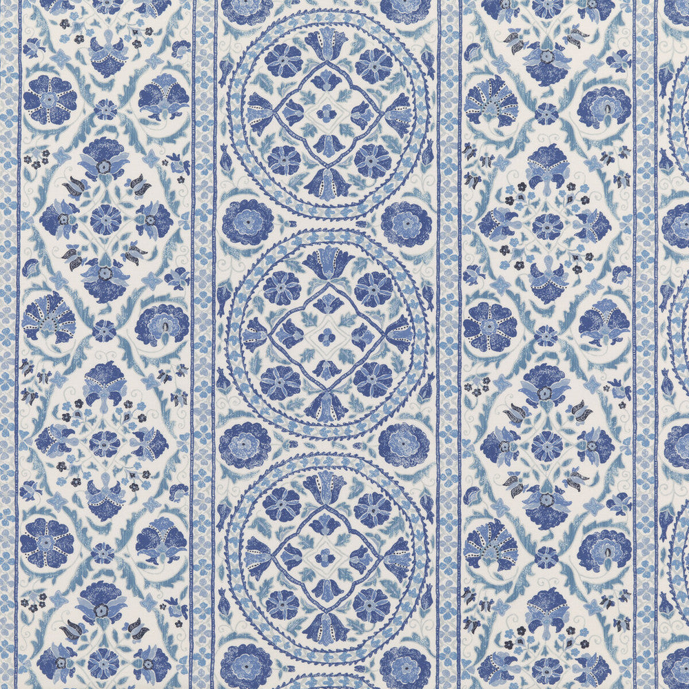 Bokhara Susani Porcelain by Brunschwig & Fils Fabric Brunschwig & Fils Fabric Bokhara Susani PorcelainFabric BARET LINEN - 67%;COTTON - 33% France </p><p>Repeat: H: 26.792, V: 27.186 53.584 - Fabric Carolina -