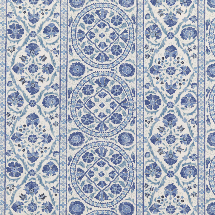 Bokhara Susani Porcelain by Brunschwig & Fils Fabric Brunschwig & Fils Fabric Bokhara Susani PorcelainFabric BARET LINEN - 67%;COTTON - 33% France </p><p>Repeat: H: 26.792, V: 27.186 53.584 - Fabric Carolina -