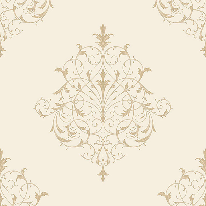 8018 13W7201 by JF Wallcovering FILIGREE WALLCOVERINGS 100% Wallpaper Germany Horizontal: and Vertical: 25.2 20.5 inches, 11 yards per roll. - Fabric Carolina -