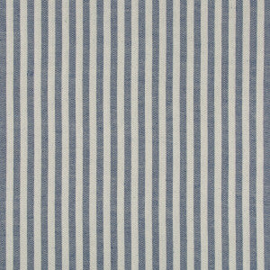 Rollo Stripe Indigo by Brunschwig & Fils Fabric