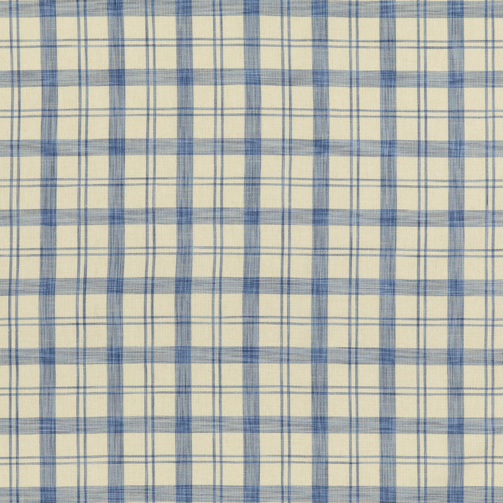 Barbery Check Blue by Brunschwig & Fils Fabric Brunschwig & Fils Fabric Barbery Check BlueFabric NORMANT CHECKS AND STRIPES VISCOSE - 67%;COTTON - 18%;LINEN - 15% Italy </p><p>Repeat: H: 4.9644, V: 5.122 57.524 - Fabric Carolina -