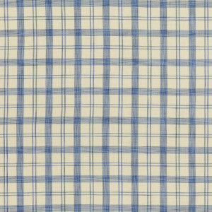 Barbery Check Blue by Brunschwig & Fils Fabric