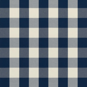 Lackland Check Indigo by Brunschwig & Fils Fabric