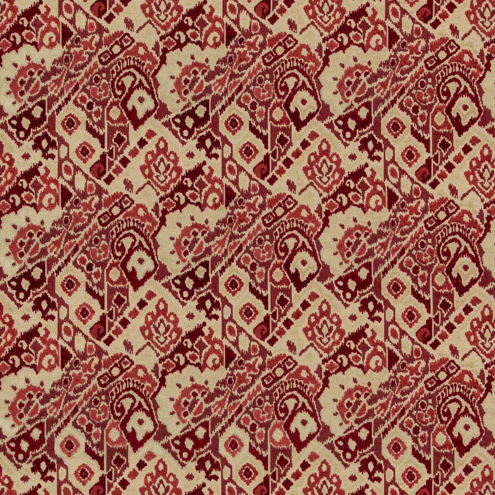 Salengro Velvet Red by Brunschwig & Fils Fabric Brunschwig & Fils Fabric Salengro Velvet RedFabric FOLIO FRANCAIS VISCOSE - 70%;POLYESTER - 30% India </p><p>Repeat: H: 13.38, V: 12.43 54.31 - Fabric Carolina -