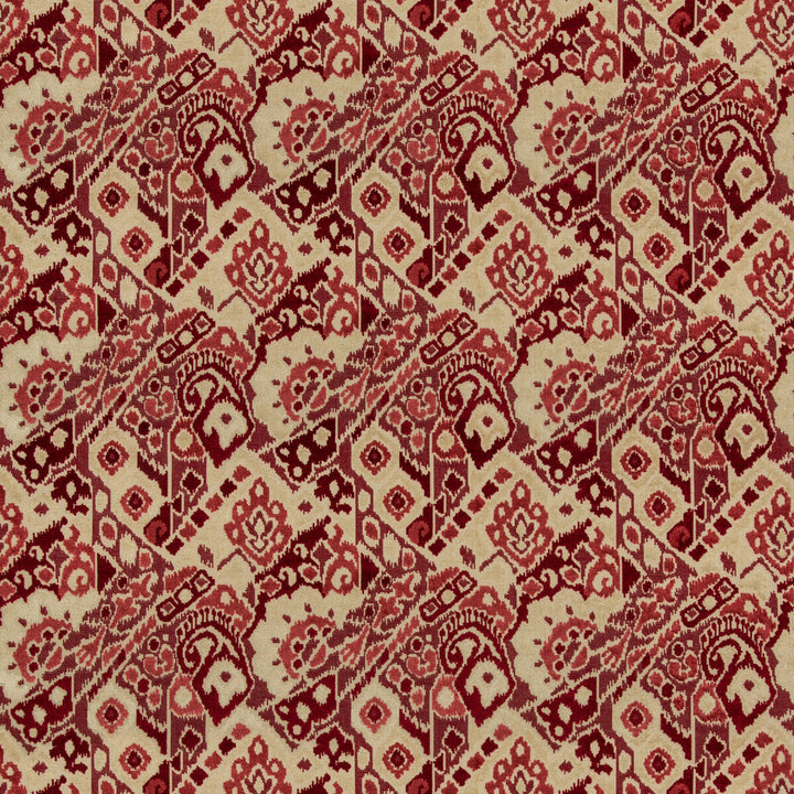 Salengro Velvet Red by Brunschwig & Fils Fabric Brunschwig & Fils Fabric Salengro Velvet RedFabric FOLIO FRANCAIS VISCOSE - 70%;POLYESTER - 30% India </p><p>Repeat: H: 13.38, V: 12.43 54.31 - Fabric Carolina -