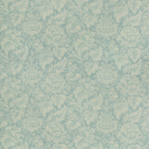 Wesserling Print Aqua by Brunschwig & Fils Fabric