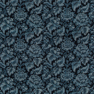 Wesserling Print Indigo by Brunschwig & Fils Fabric